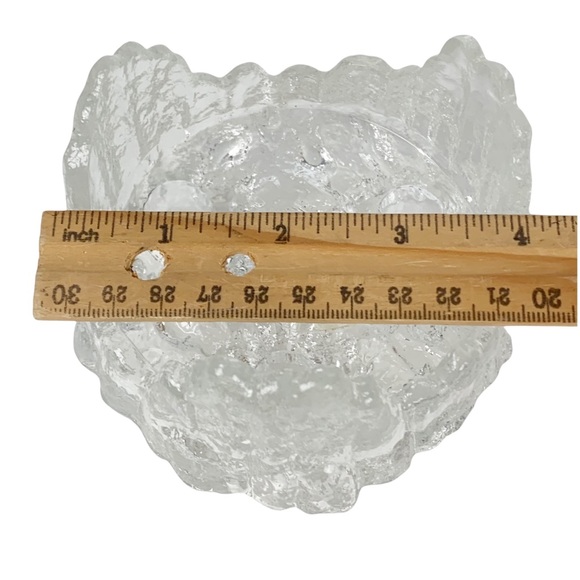 Vintage Accents Vintage Le Smith Crystal Ice Candle Holder